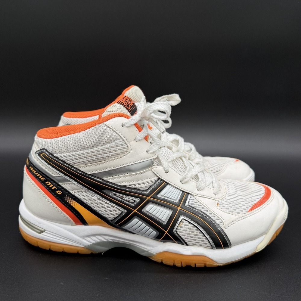 ASICS Rivre MT 6 Women's Size 7 Volleyball‎ White Orange